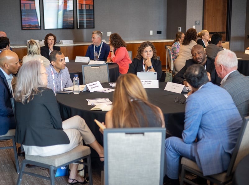 IMA members in an ethics roundtable discussion